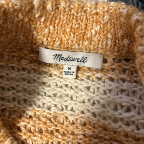 Madewell size medium long sleeve, pullover sweater, cotton blend perfect - Picture 4 of 5